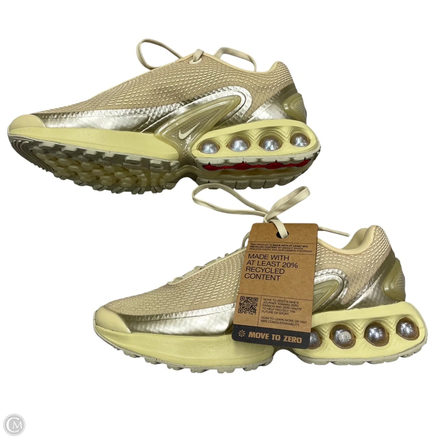 Shoes Athletic By Nike In Cream, Size: 7