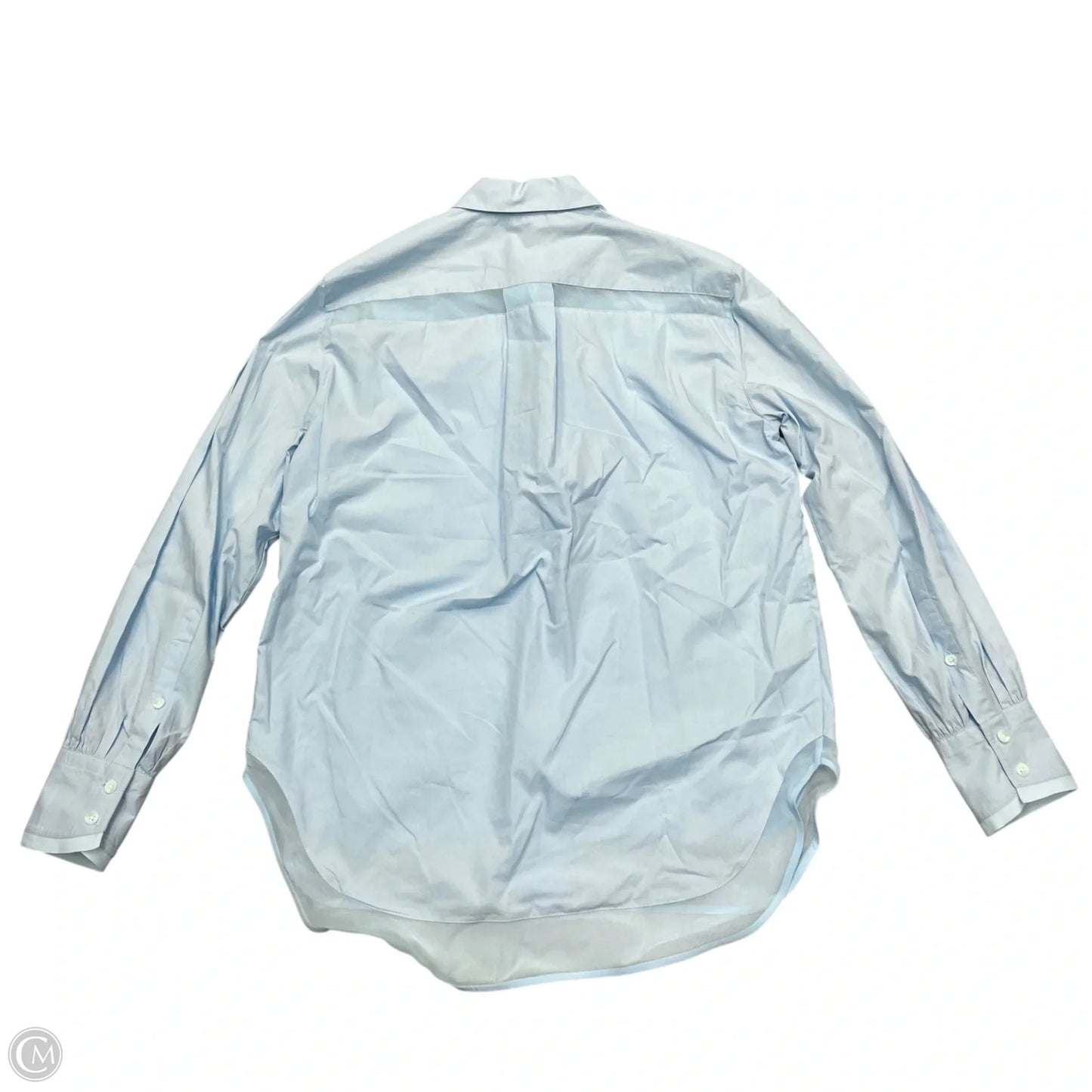 Blouse Long Sleeve By Rag And Bone In Blue, Size: S