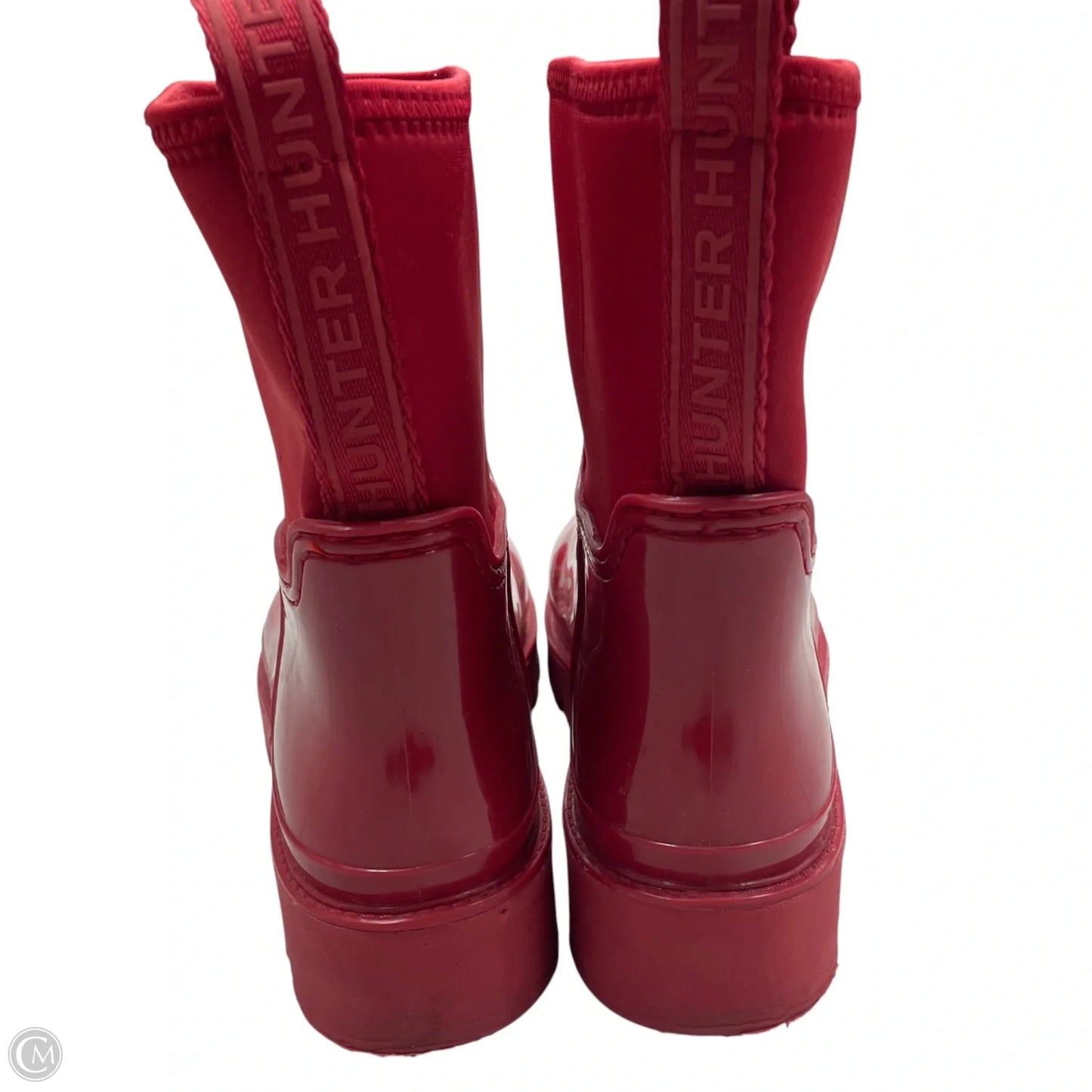 Boots Rain By Hunter In Red, Size: 8