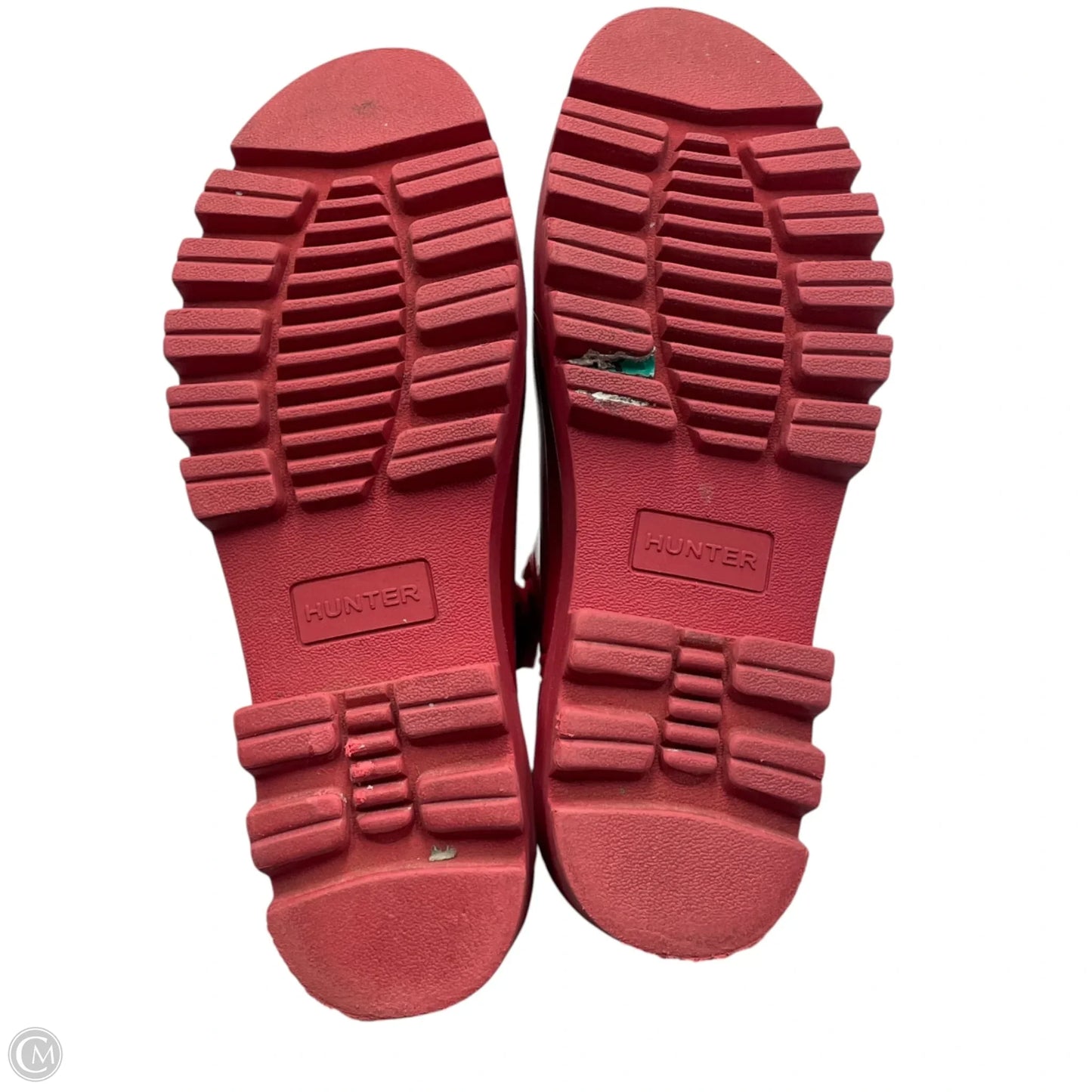 Boots Rain By Hunter In Red, Size: 8