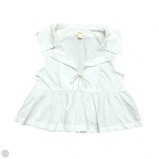 Top Sleeveless By Maeve In White, Size: Xs