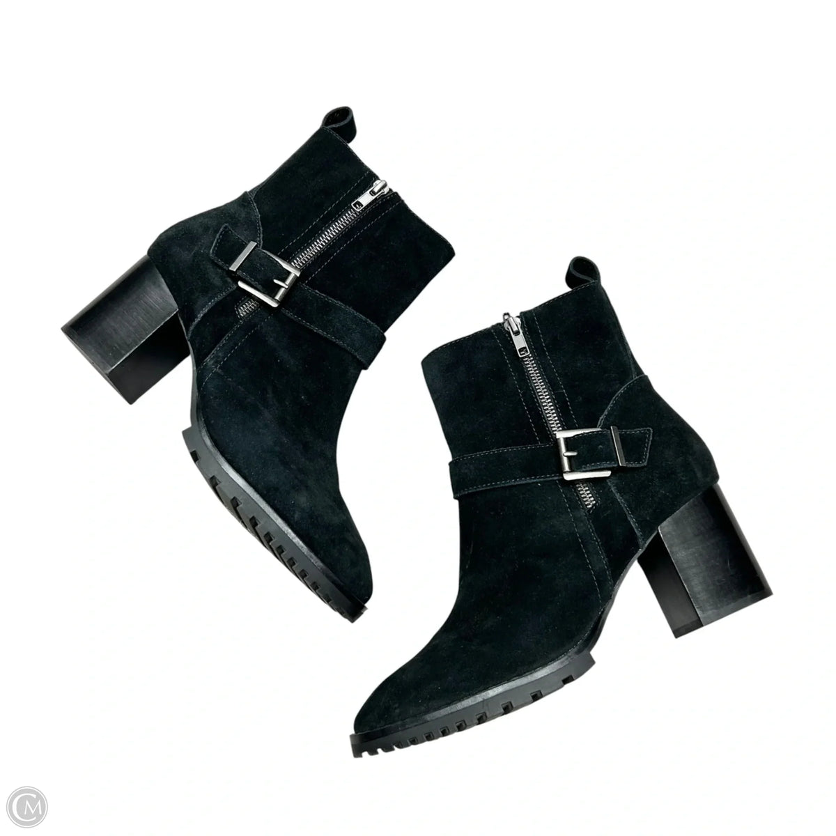 Boots Ankle Heels By Blondo In Black, Size: 10