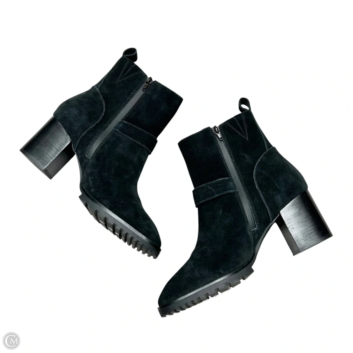 Boots Ankle Heels By Blondo In Black, Size: 10