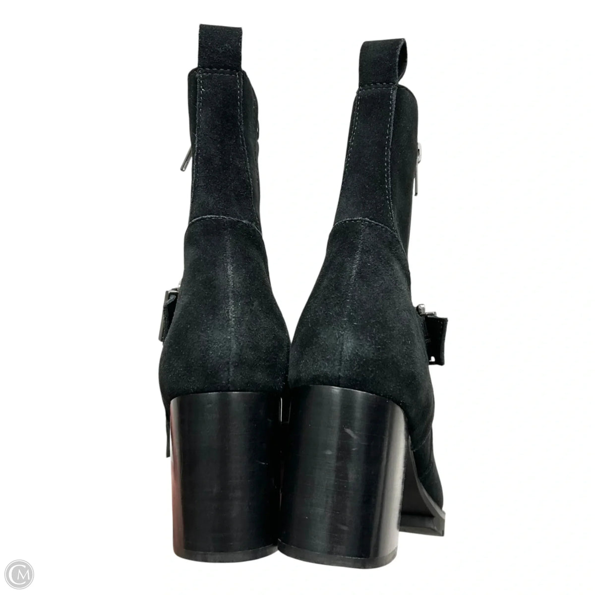 Boots Ankle Heels By Blondo In Black, Size: 10