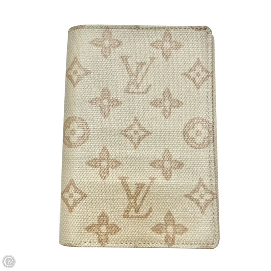 Passport Holder Luxury Designer By Louis Vuitton, Size: Small