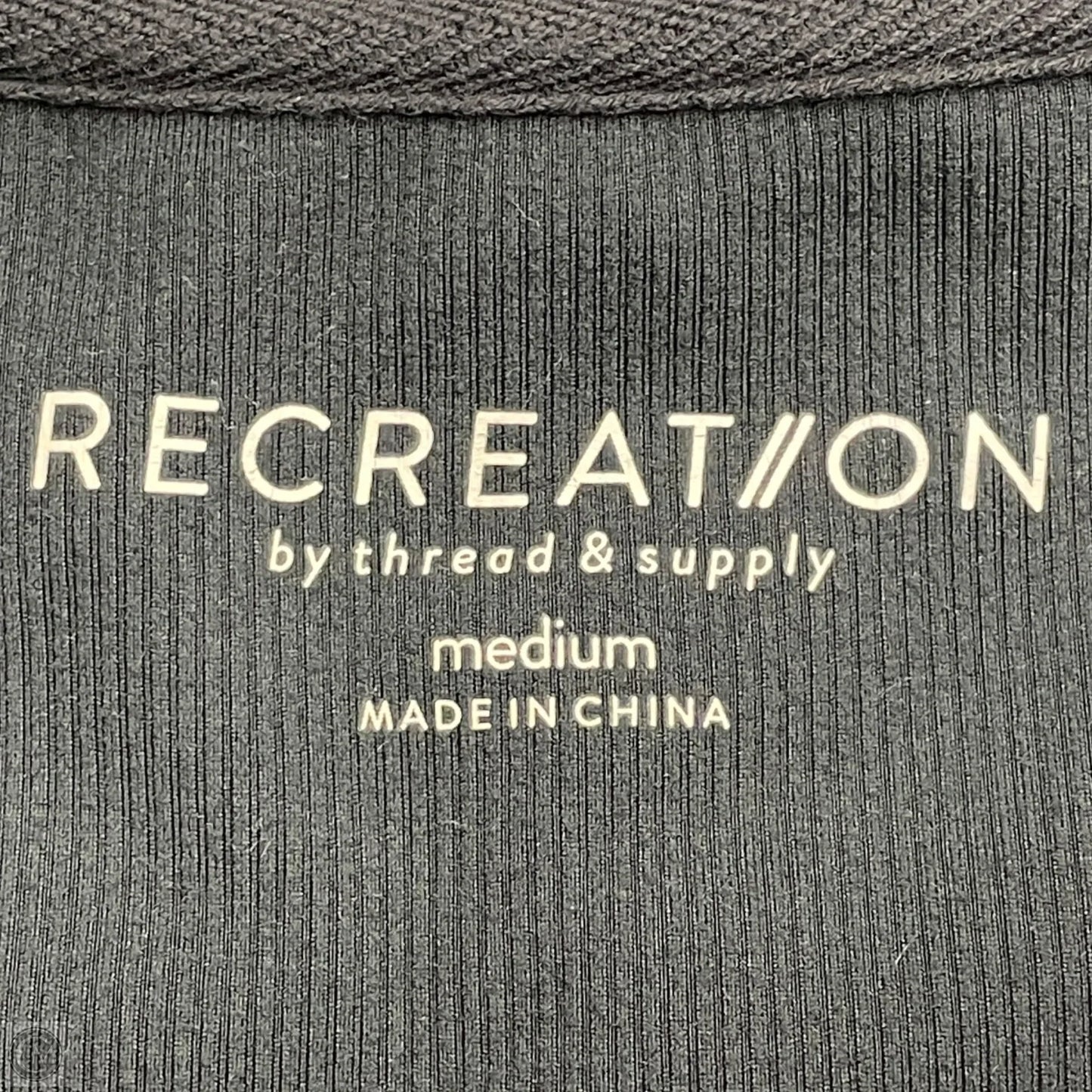 Athletic Dress By Thread And Supply In Black & Cream, Size: M