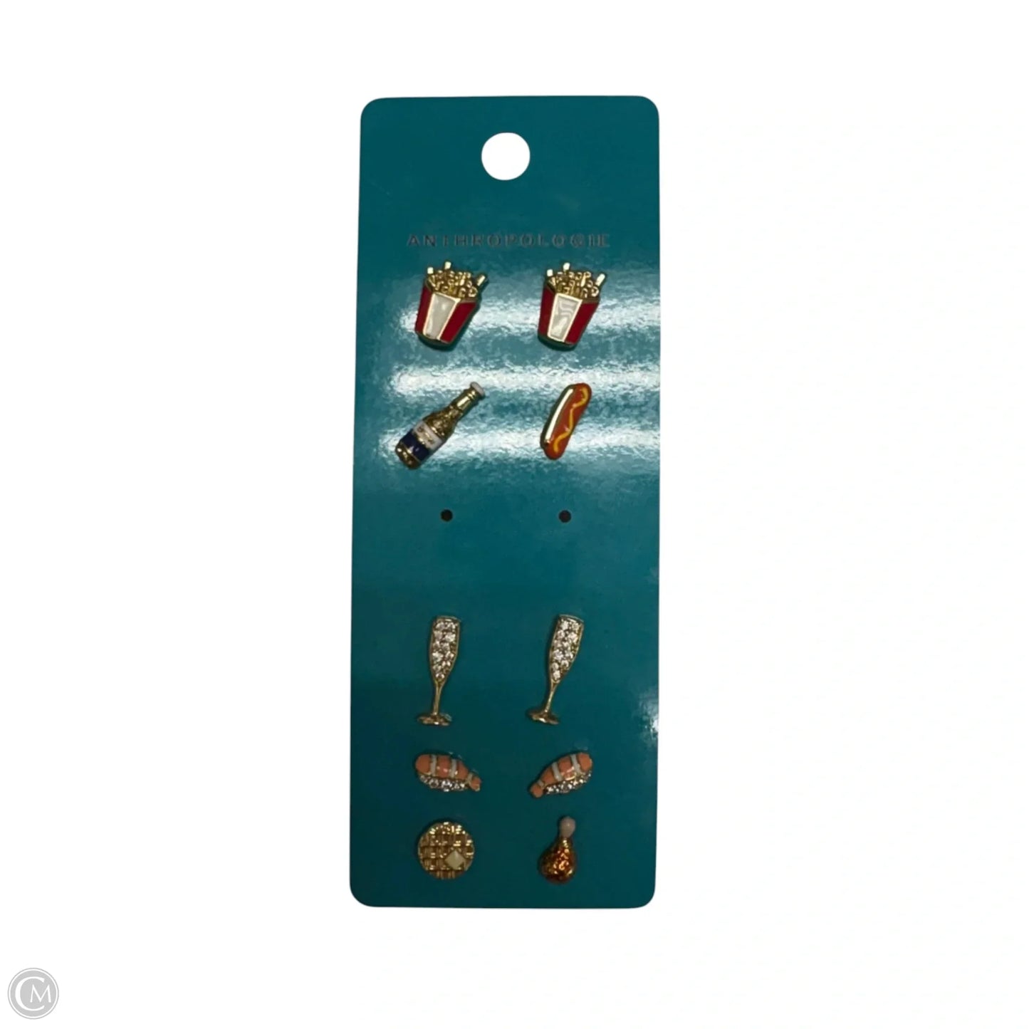 Earrings Stud By Anthropologie, Size: 05 Piece Set