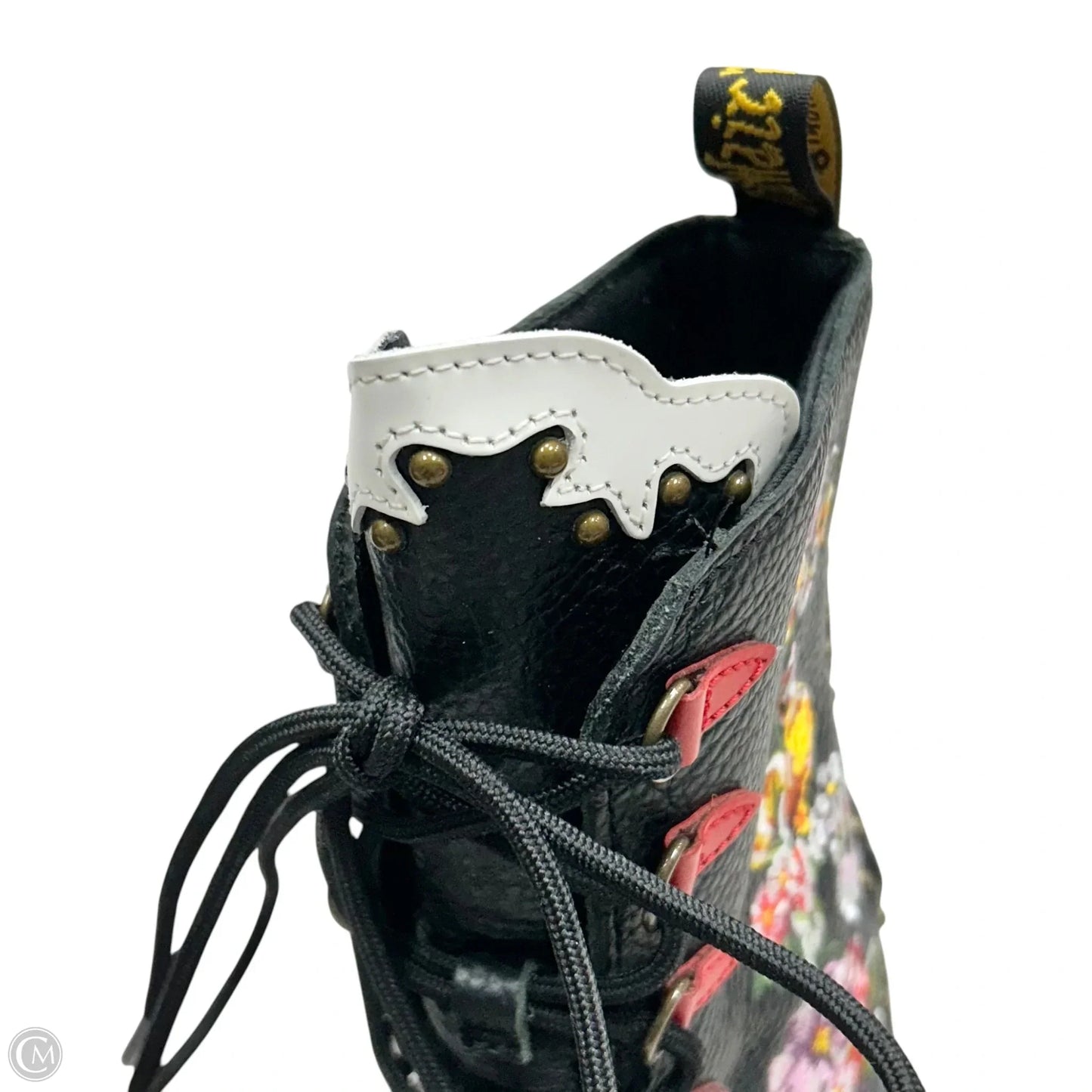 Boots Combat By Dr Martens In Black & Red, Size: 11