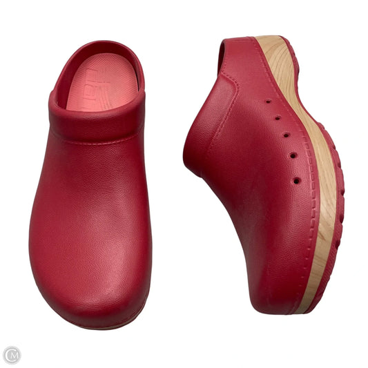 Shoes Heels Platform By Dansko In Red, Size: 11.5