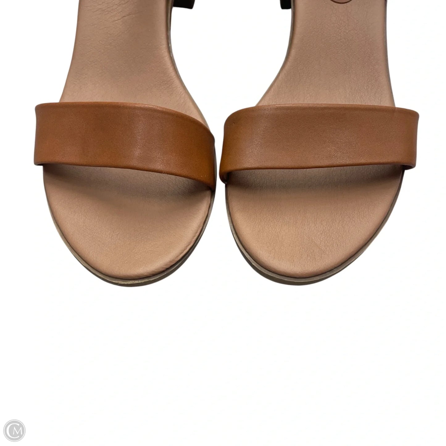 Sandals Heels Block By Rock And Candy In Tan, Size: 12