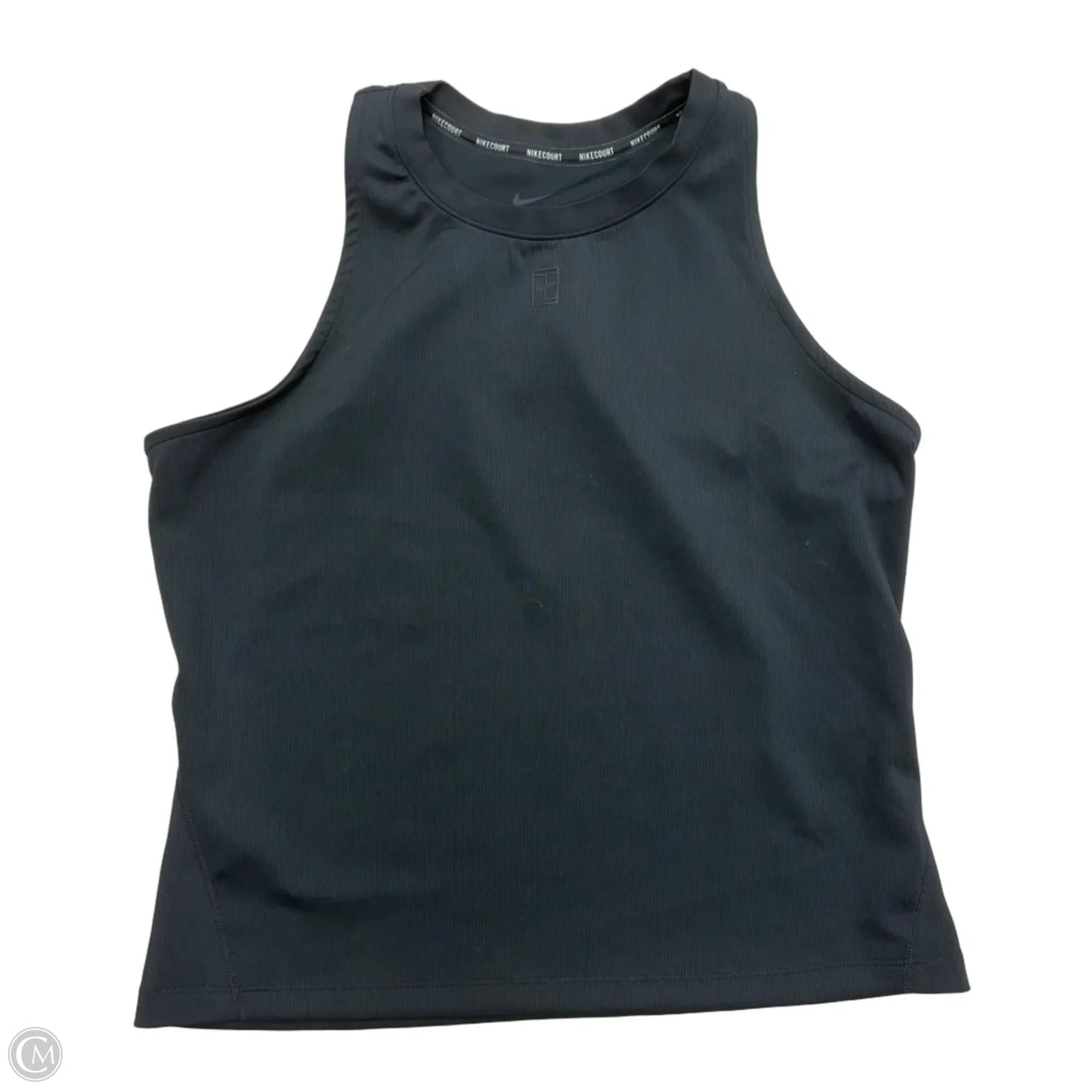 Athletic Tank Top By Nike Apparel In Black, Size: L