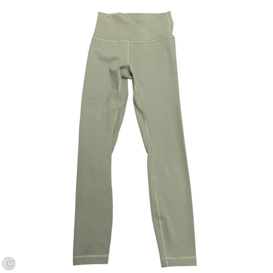 Athletic Capris By Lululemon In Green, Size: S