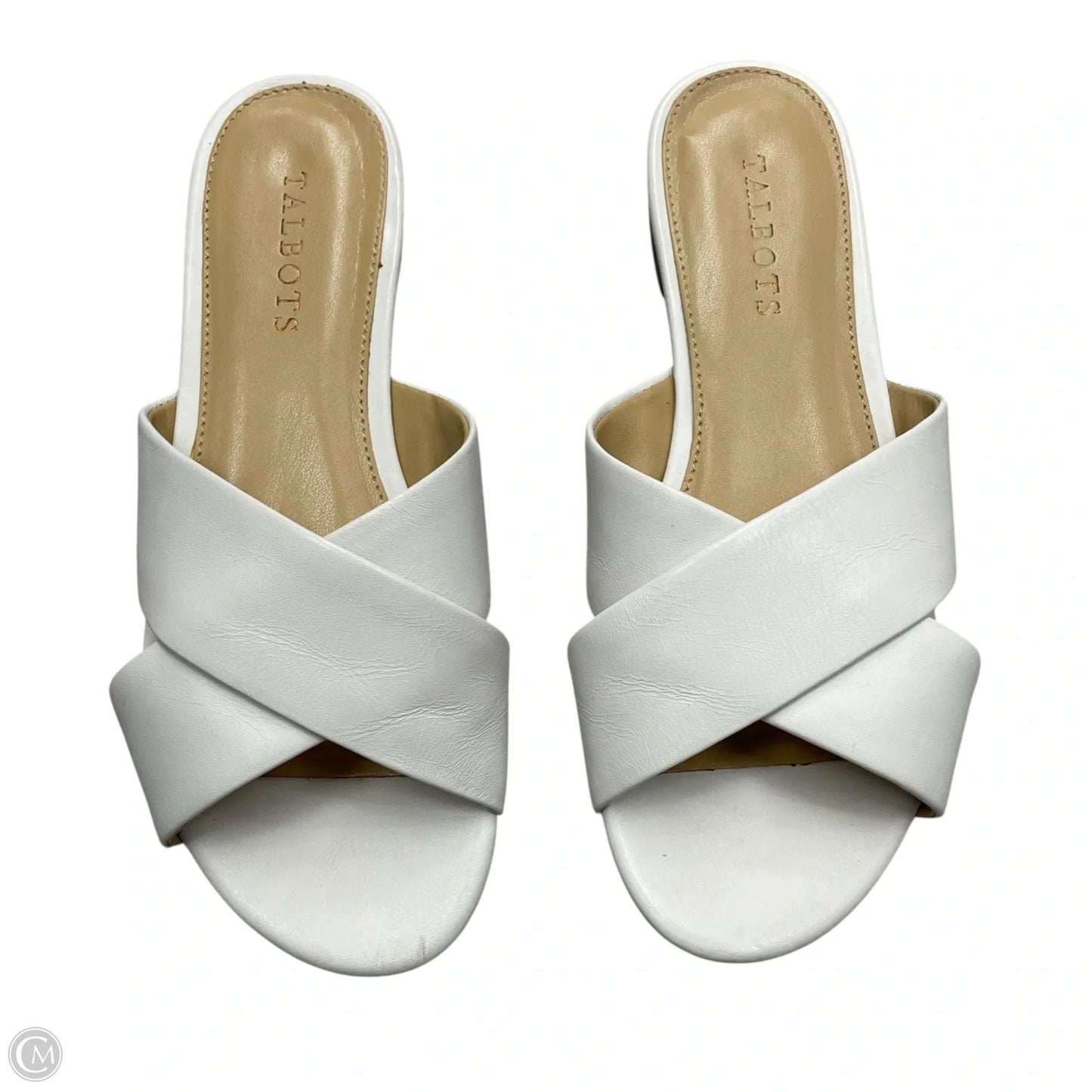 Sandals Flats By Talbots In White, Size: 7