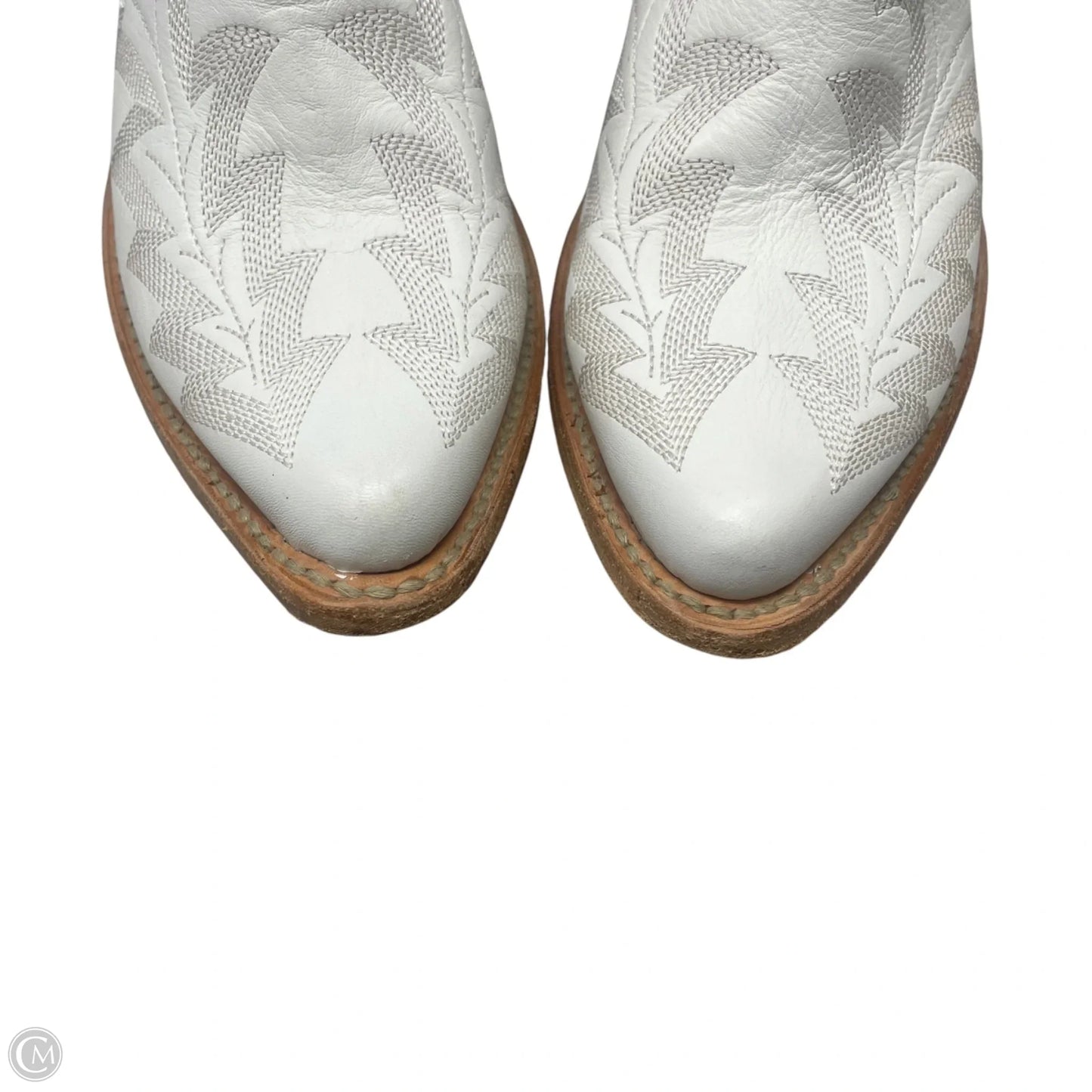Boots Western By Liberty Black In White, Size: 7