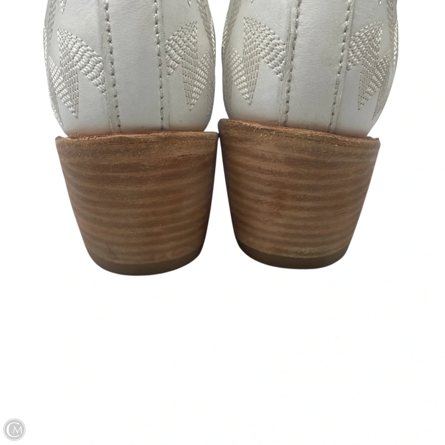 Boots Western By Liberty Black In White, Size: 7