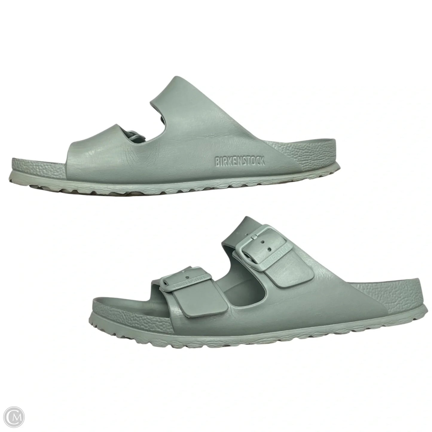 Sandals Flats By Birkenstock In Green, Size: 9