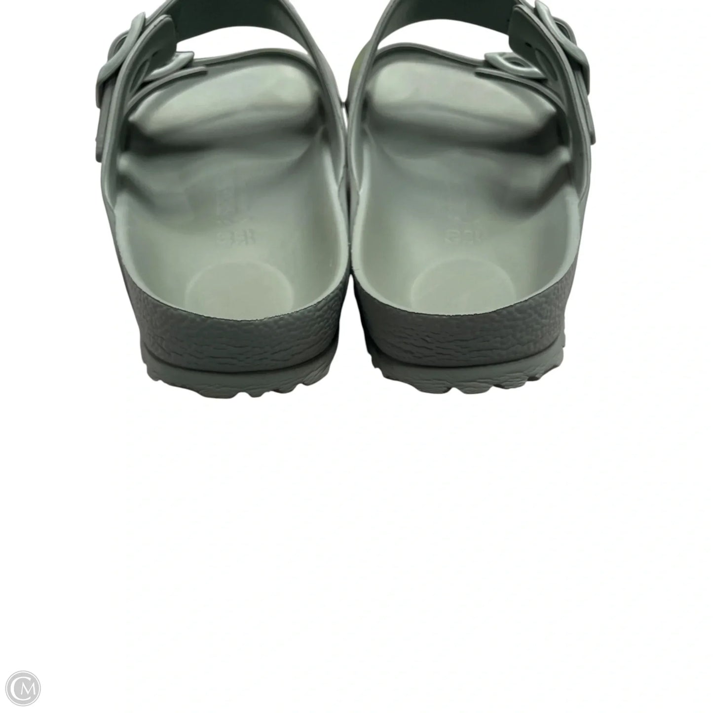 Sandals Flats By Birkenstock In Green, Size: 9