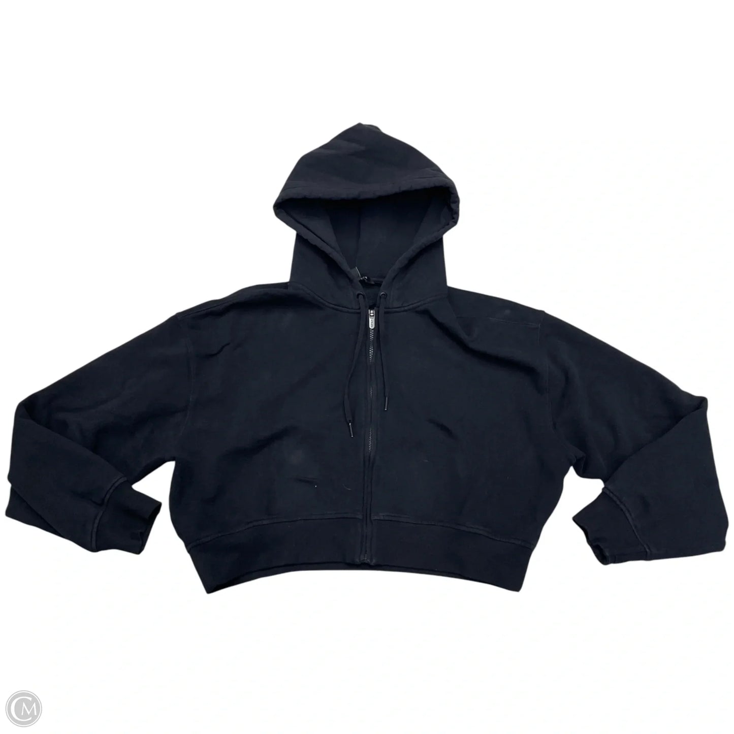 Athletic Sweatshirt Hoodie By Athleta In Black, Size: M