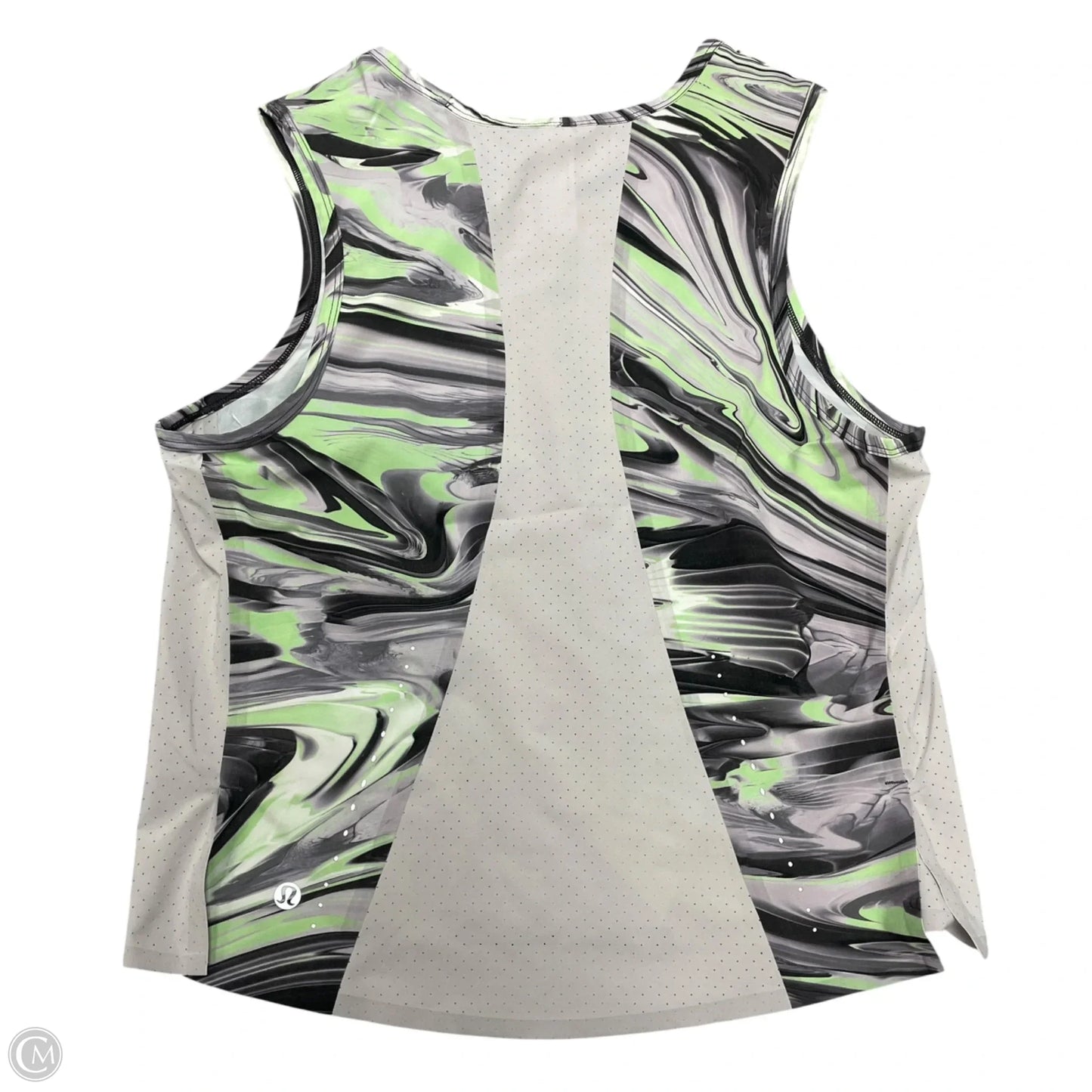 Tank Top By Lululemon In Green & Grey, Size: S