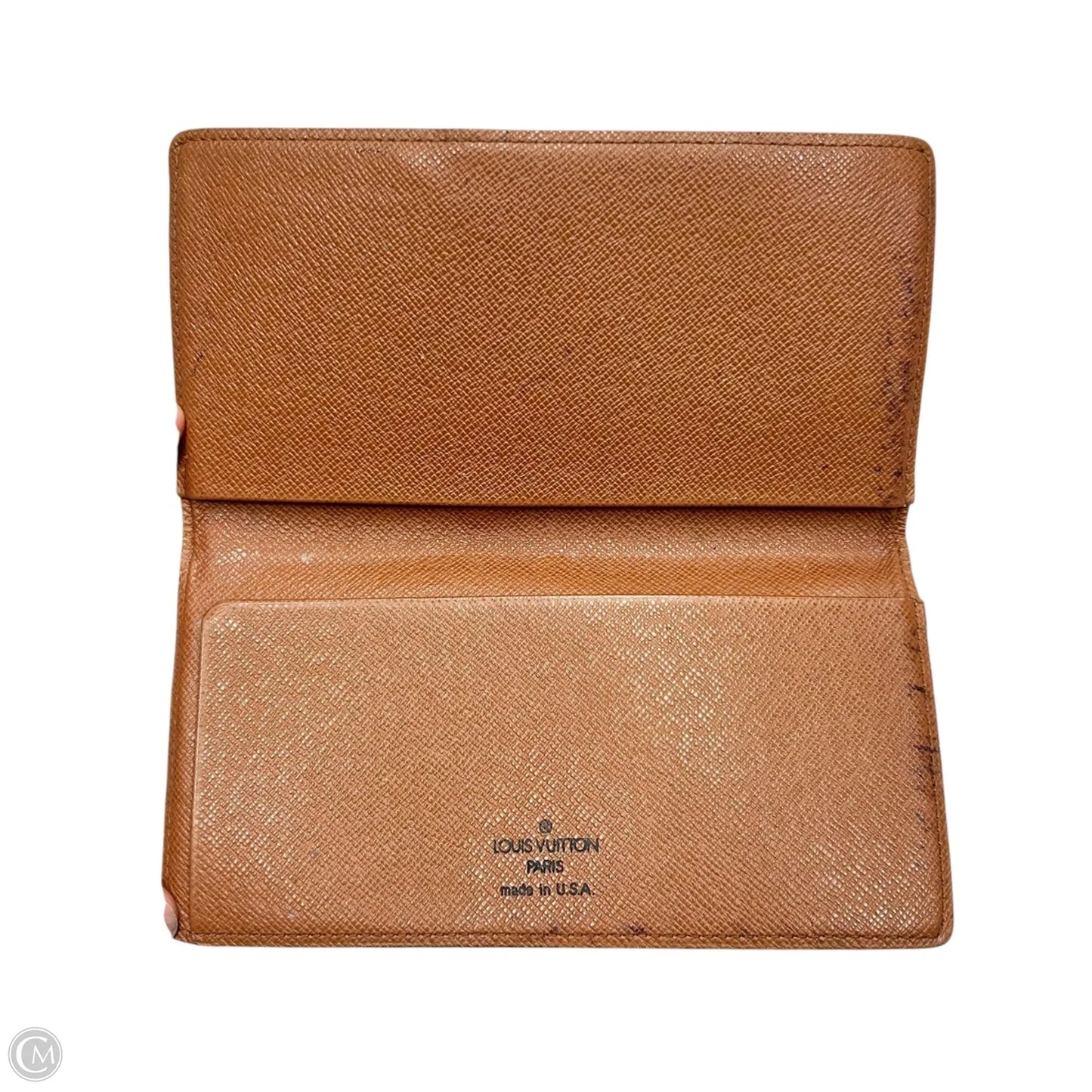 Checkbook Luxury Designer By Louis Vuitton, Size: Small