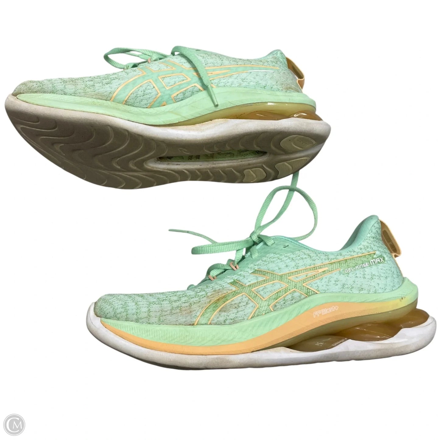 Shoes Athletic By Asics In Green, Size: 8.5