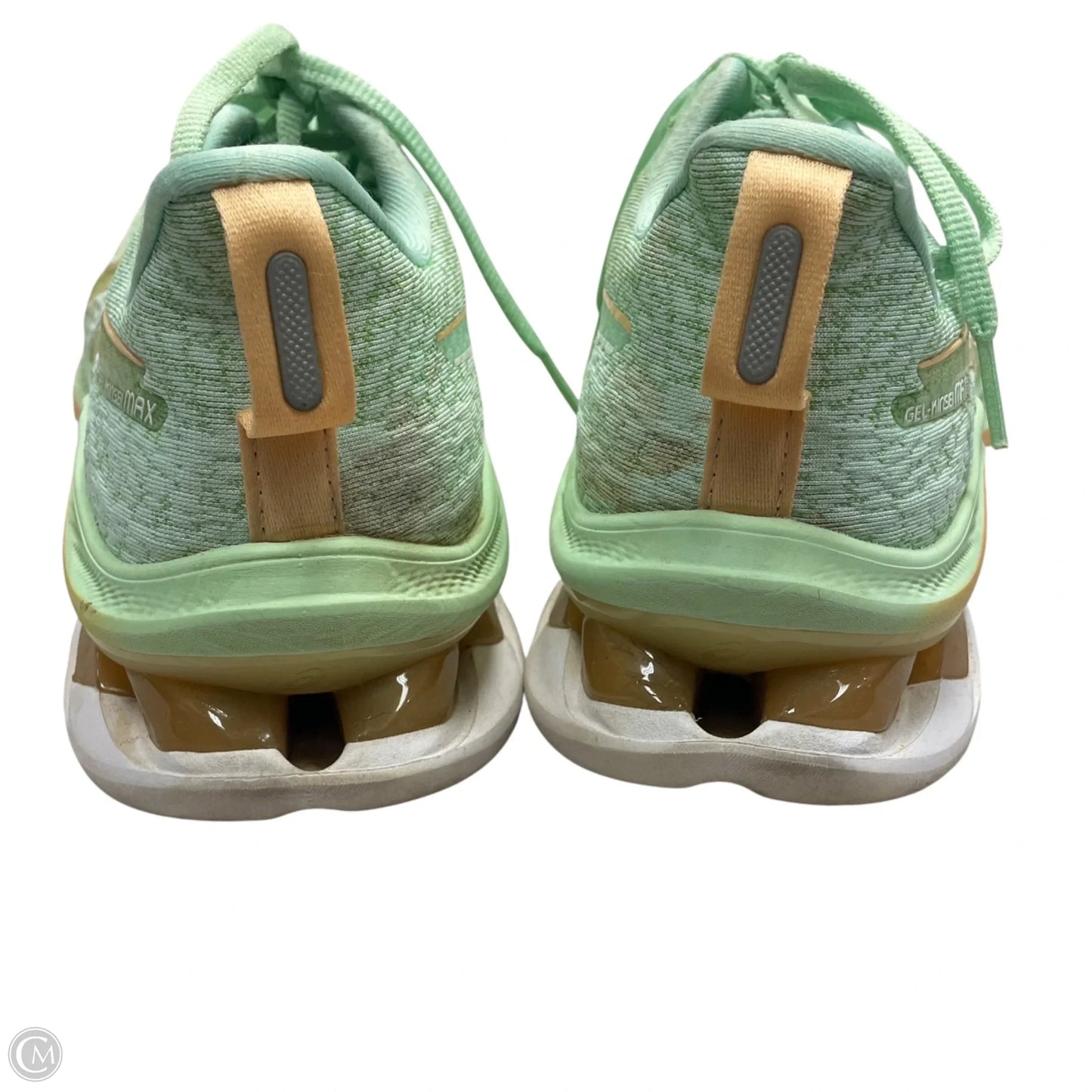 Shoes Athletic By Asics In Green, Size: 8.5