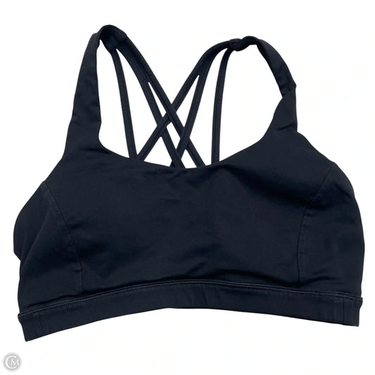 Athletic Bra By Lululemon In Black, Size: S