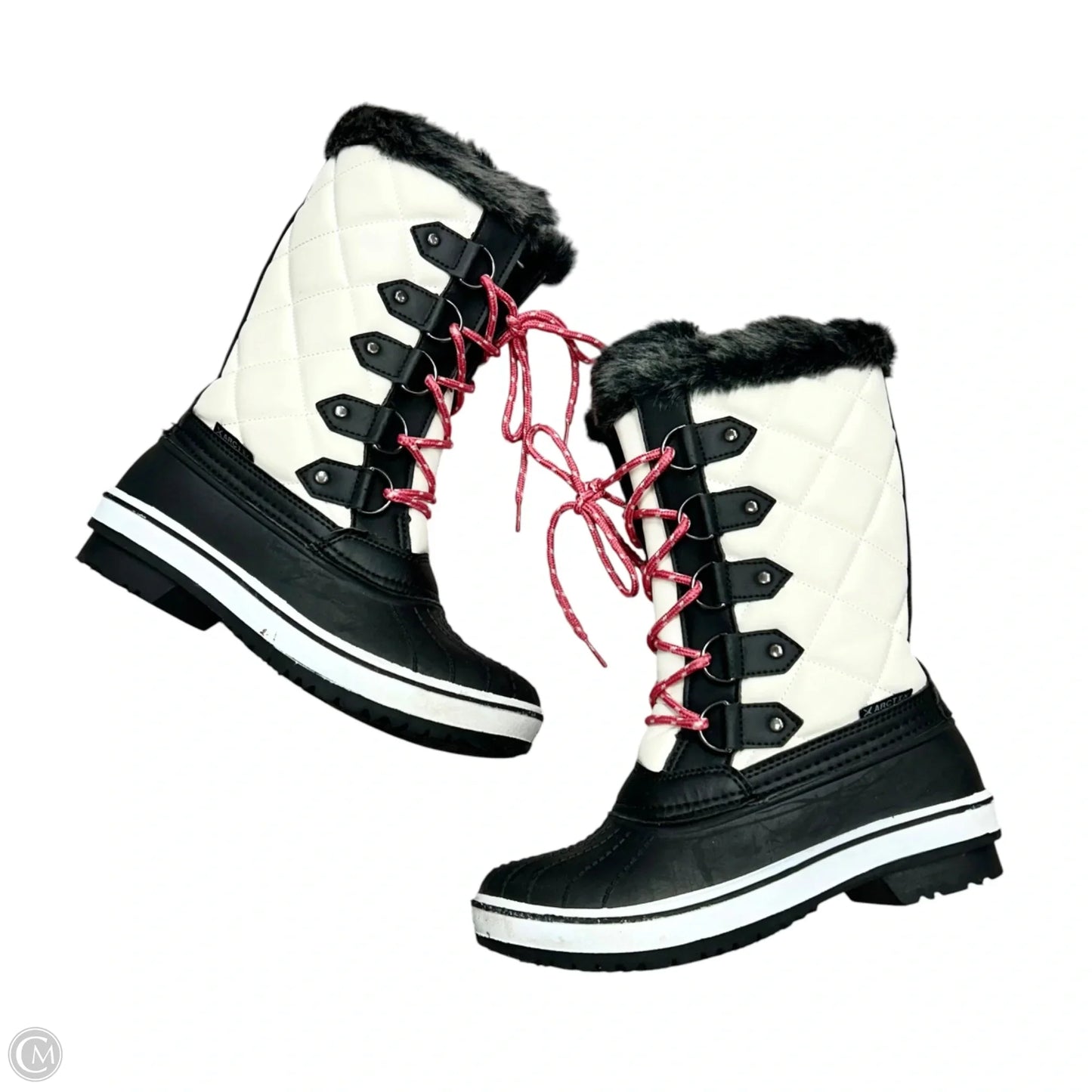 Boots Snow By Arctix In Black & White, Size: 7