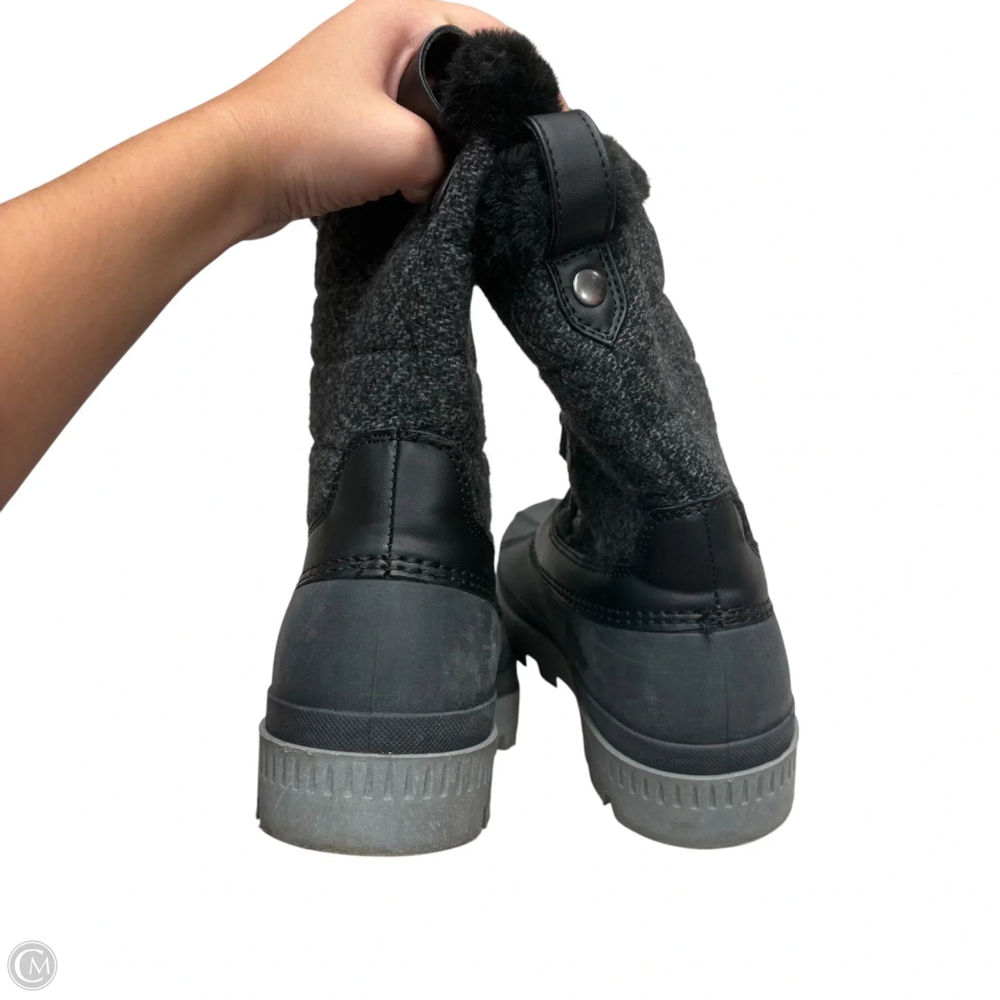 Boots Snow By Ozearl Trail In Black, Size: 7