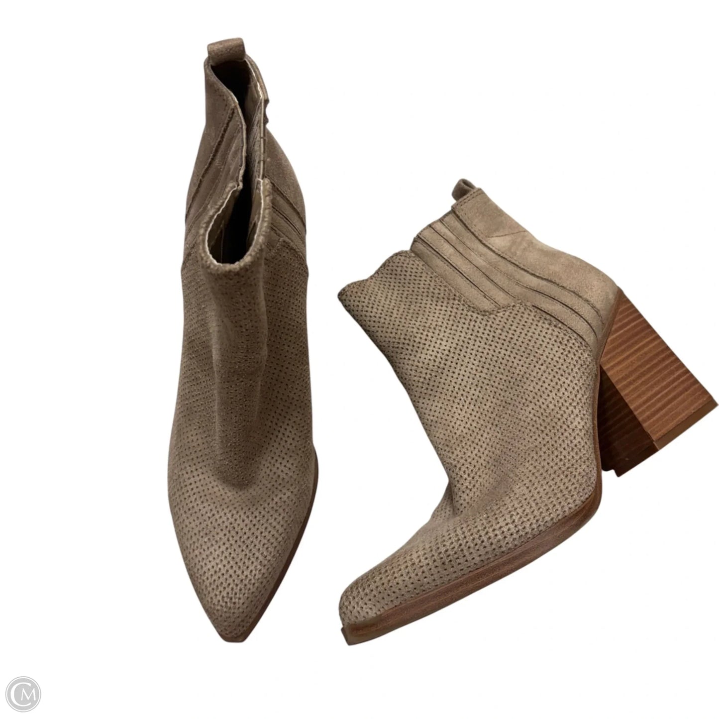 Boots Ankle Heels By Indigo Rd In Taupe, Size: 8.5