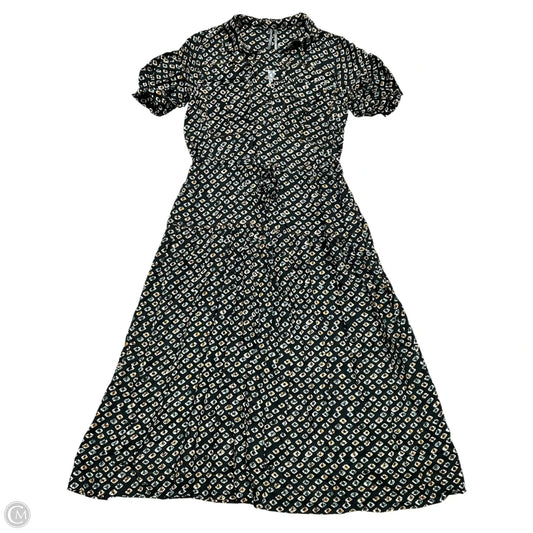 Dress Casual Midi By Anthropologie In Geometric Pattern, Size: S