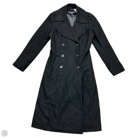 Coat Peacoat By French Connection In Black, Size: Xl