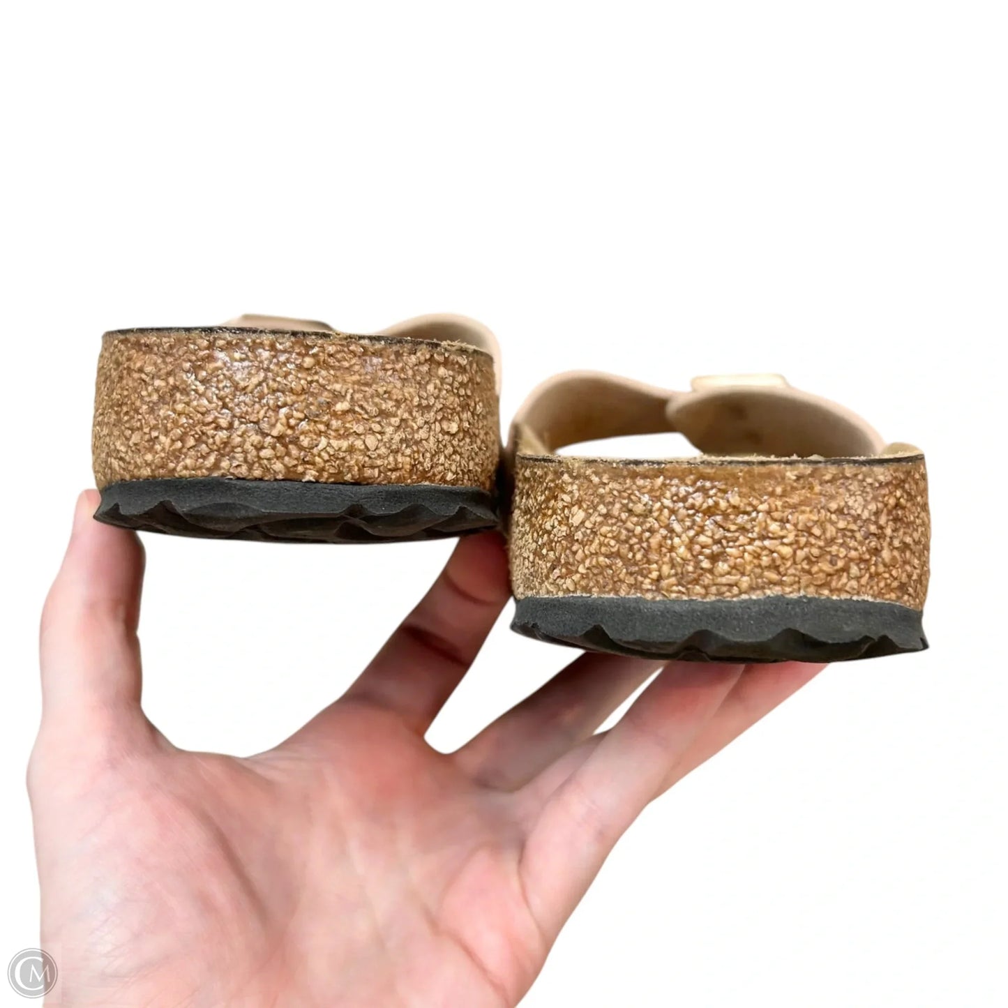 Sandals Flats By Birkenstock In Rose Gold, Size: 8