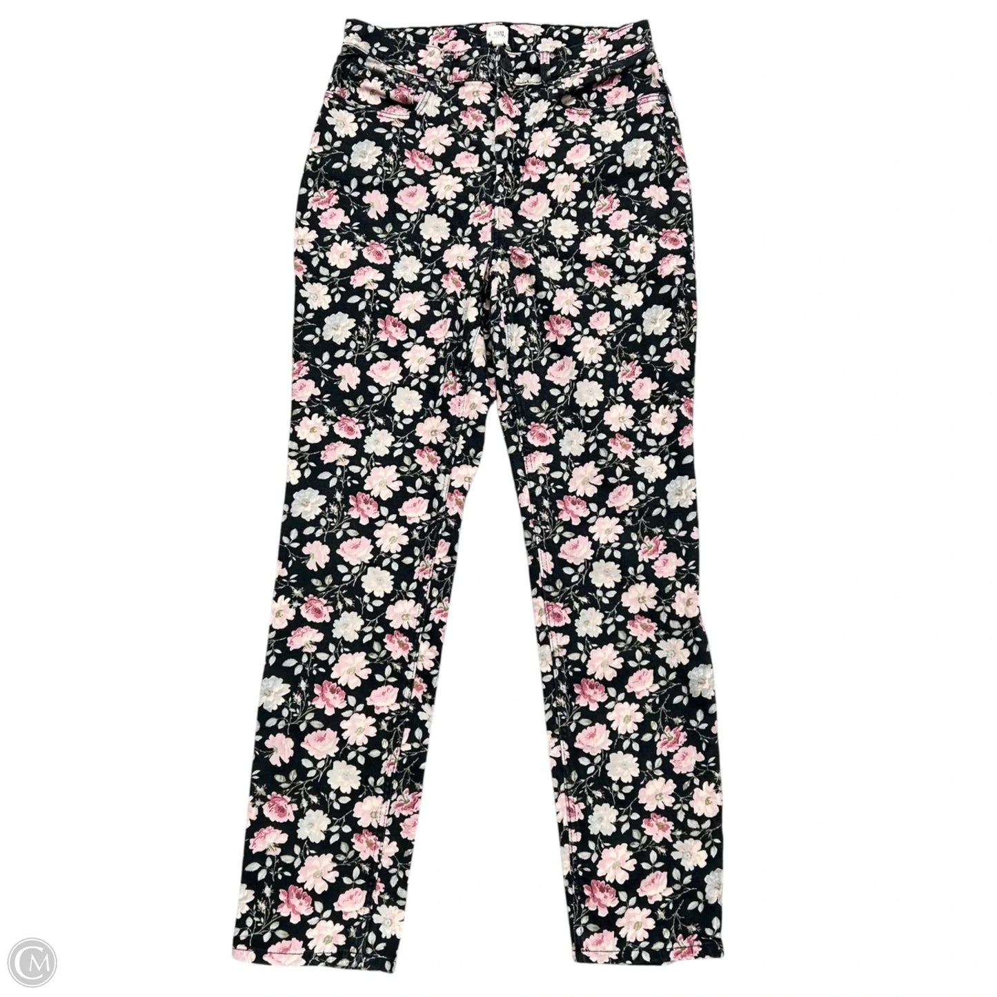 Jeans Skinny By Rebecca Taylor In Floral Print, Size: 6