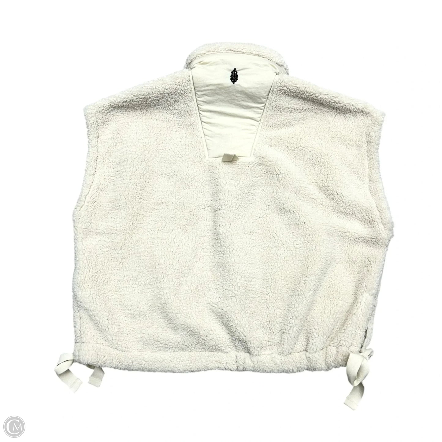 Vest Faux Fur & Sherpa By Free People In Cream, Size: S