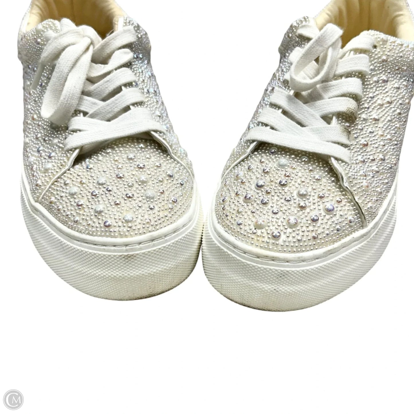 Shoes Sneakers By Betsey Johnson In White, Size: 7