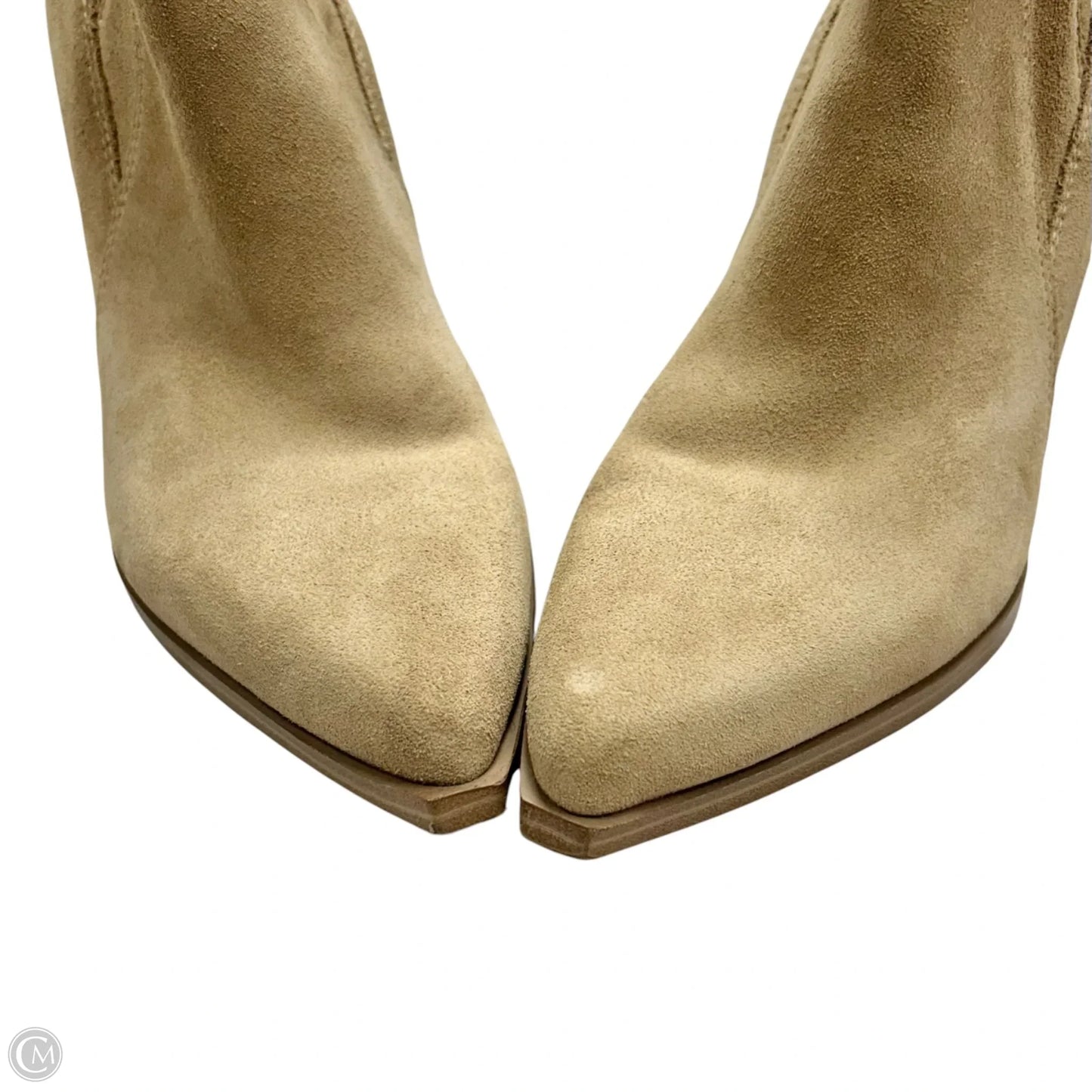 Boots Ankle Heels By Marc Fisher In Tan, Size: 7