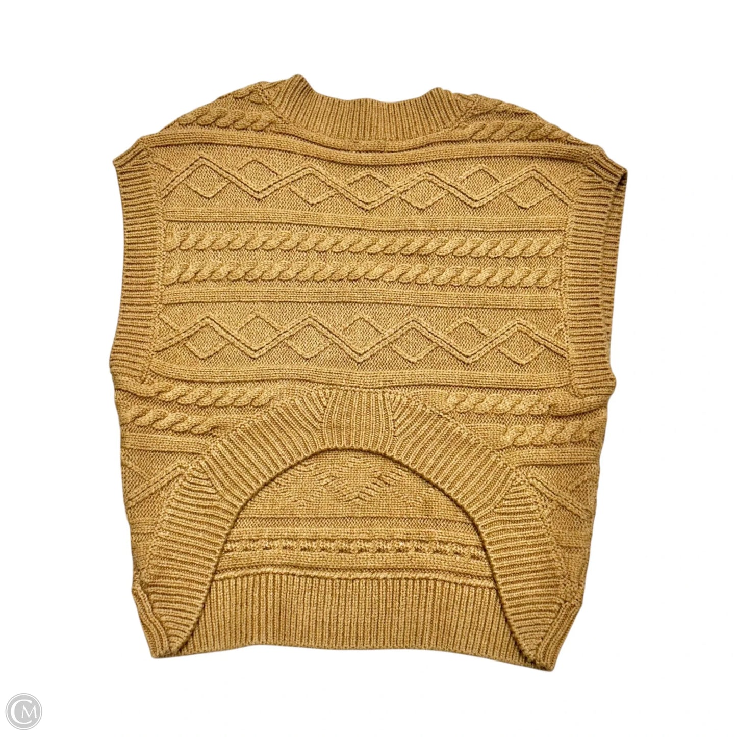 Vest Sweater By Pistola In Tan, Size: Xs