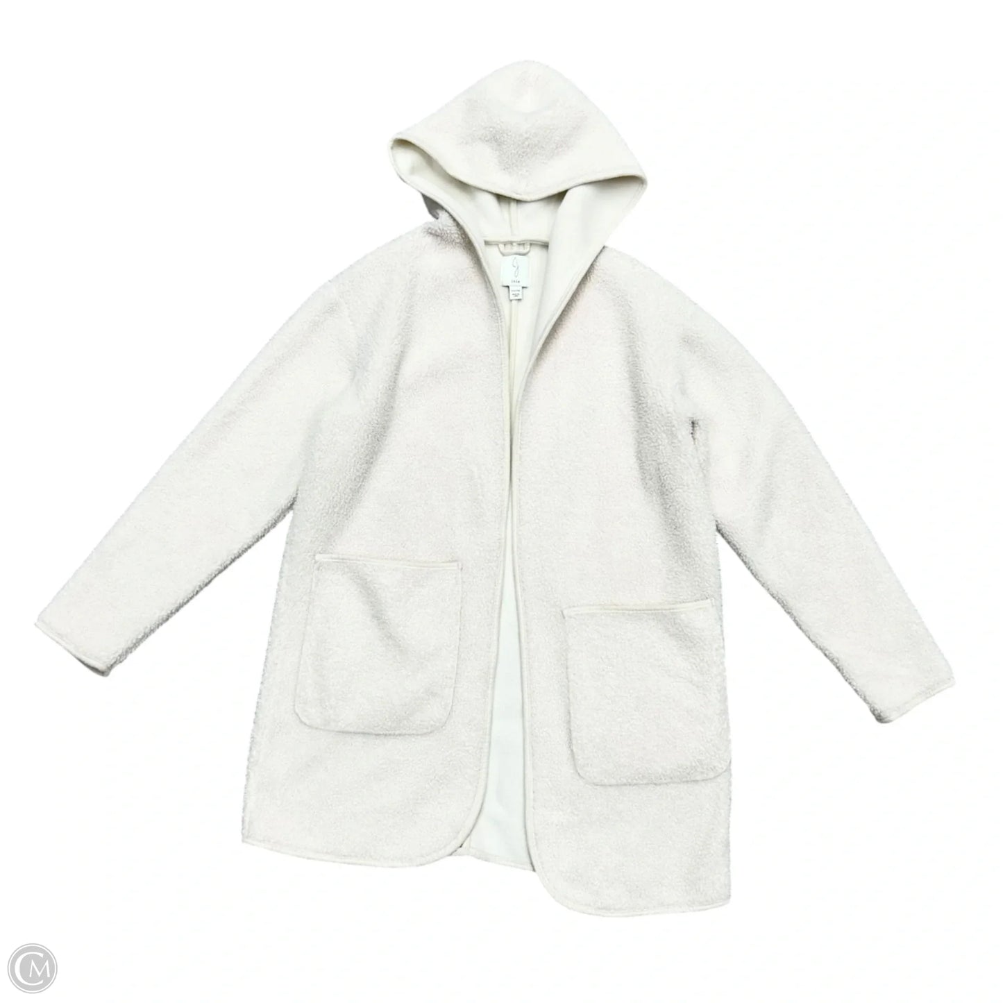 Coat Faux Fur & Sherpa By Joie In Cream, Size: Xs