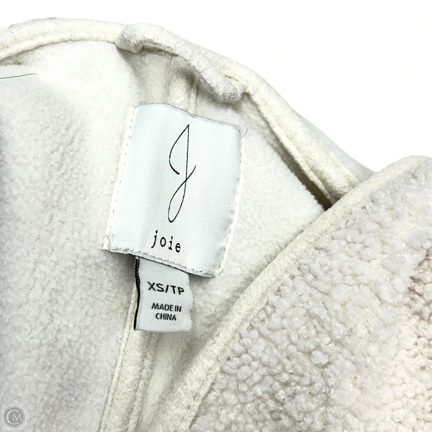 Coat Faux Fur & Sherpa By Joie In Cream, Size: Xs