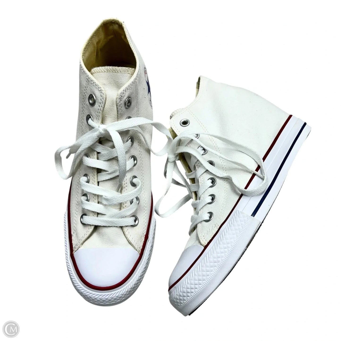Shoes Heels Wedge By Converse In White, Size: 10
