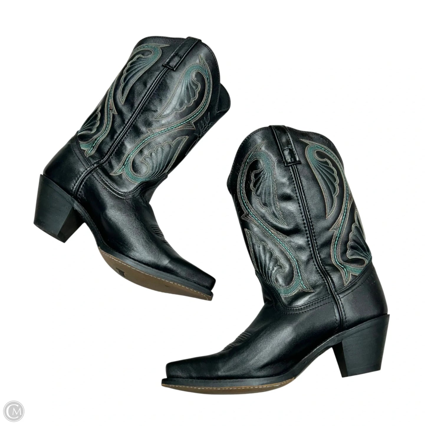 Boots Western By Laredo In Black & Blue, Size: 10