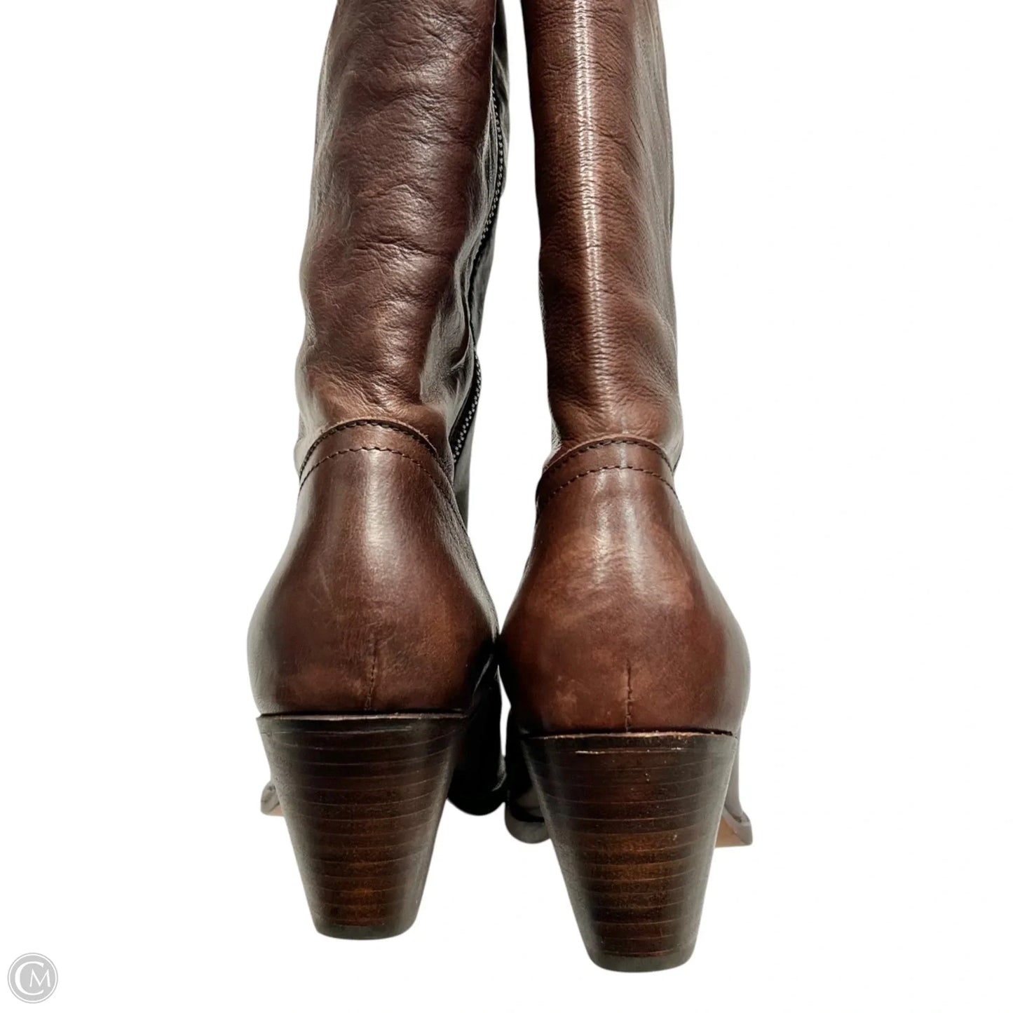 Boots Designer By Frye In Brown, Size: 10