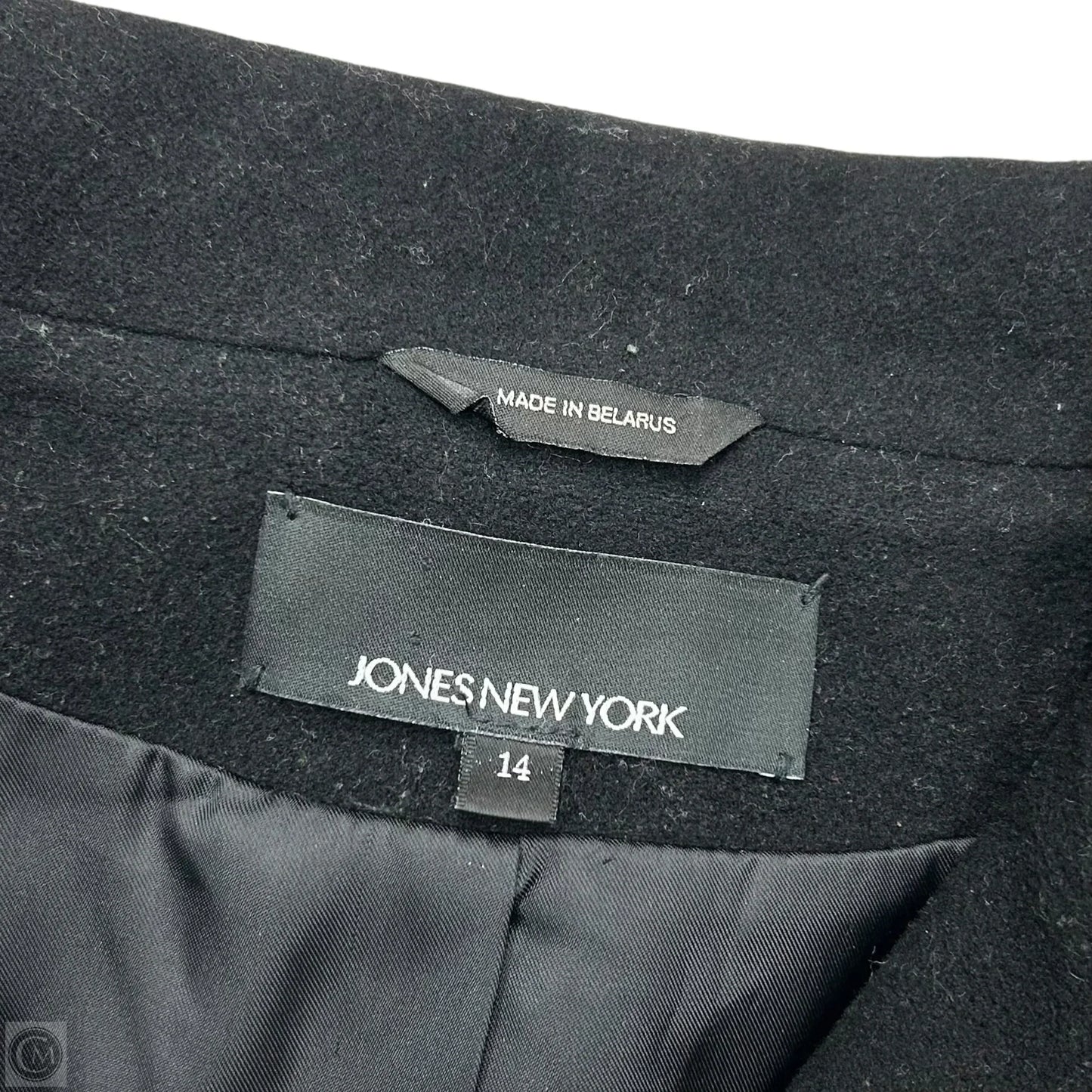 Coat Peacoat By Jones New York In Black, Size: Xl