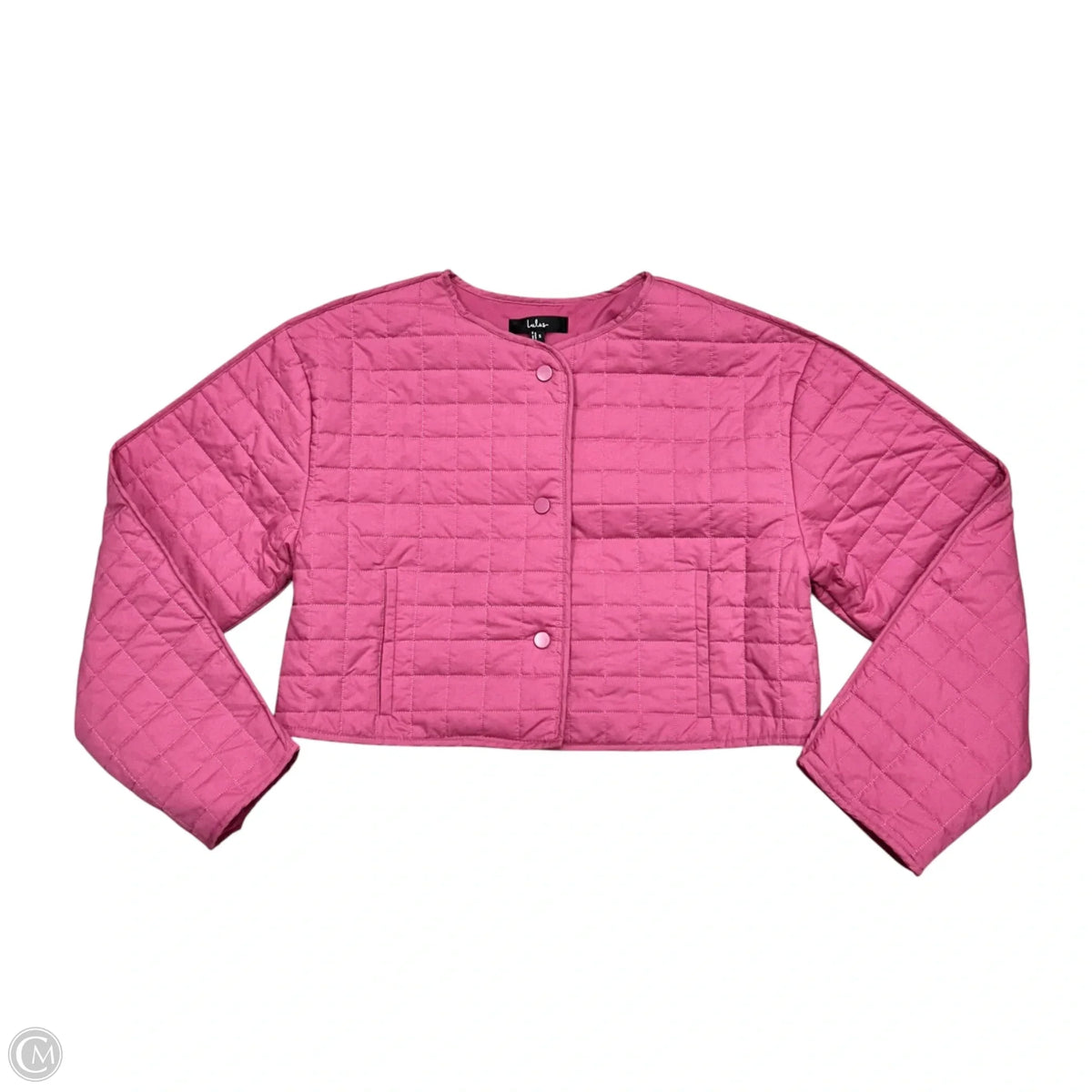 Jacket Puffer & Quilted By Lulus In Pink, Size: S
