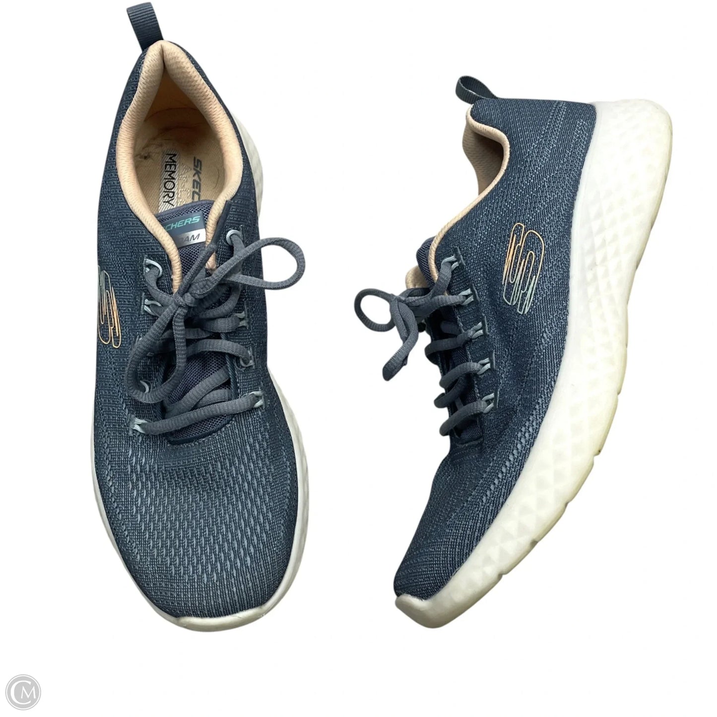 Shoes Athletic By Skechers In Grey, Size: 10
