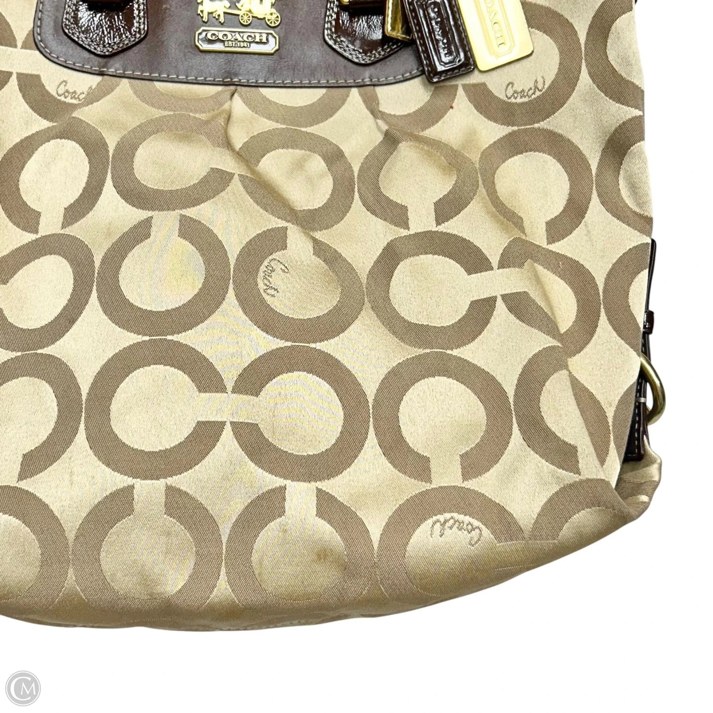 Handbag Designer By Coach, Size: Large