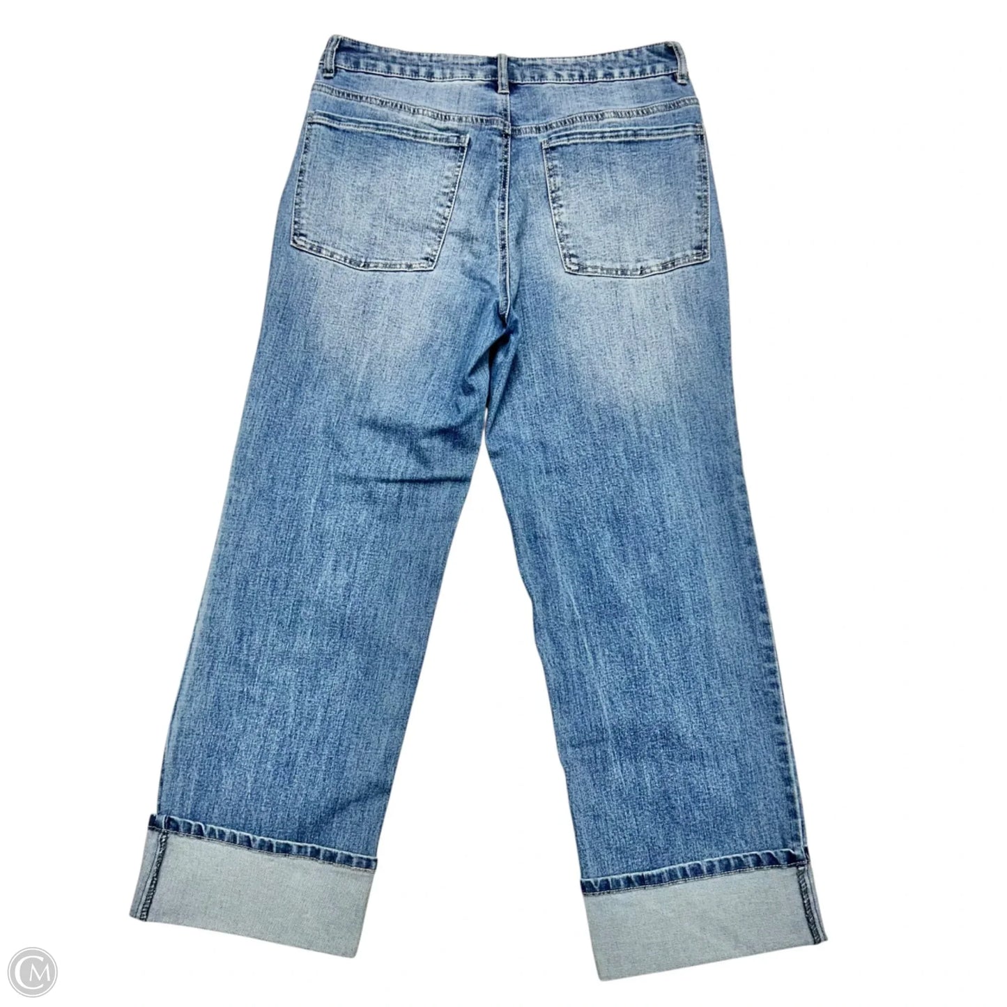 Jeans Straight By Oat In Blue Denim, Size: 10
