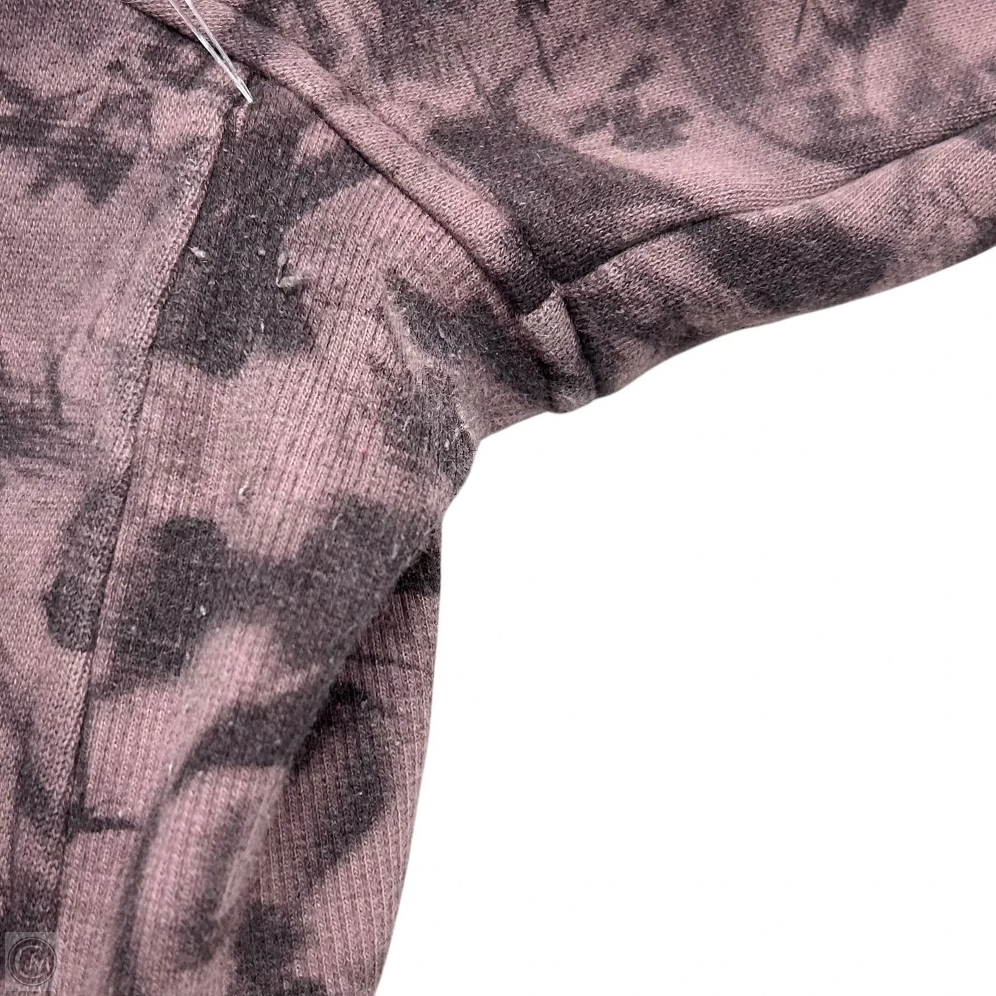 Athletic Jacket By Lululemon In Tie Dye Print, Size: L