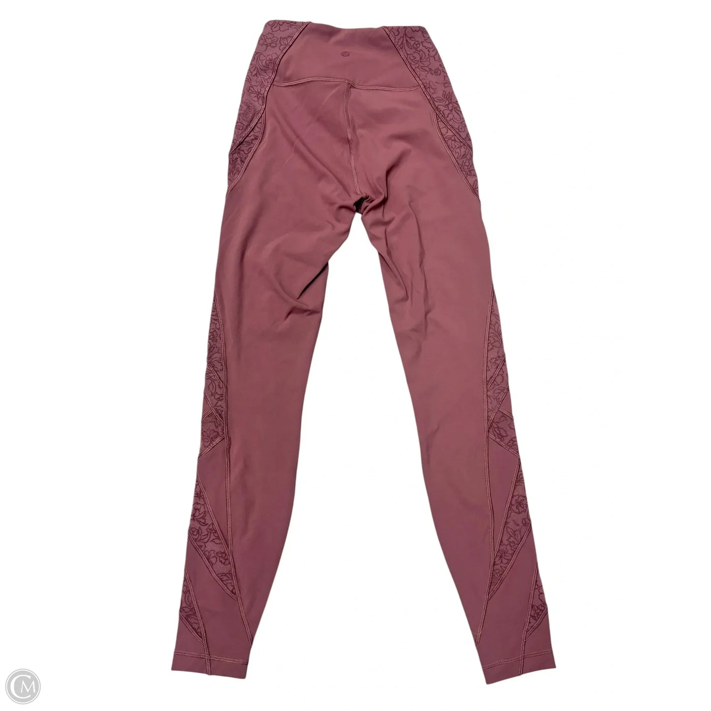 Athletic Leggings By Lululemon In Mauve, Size: S
